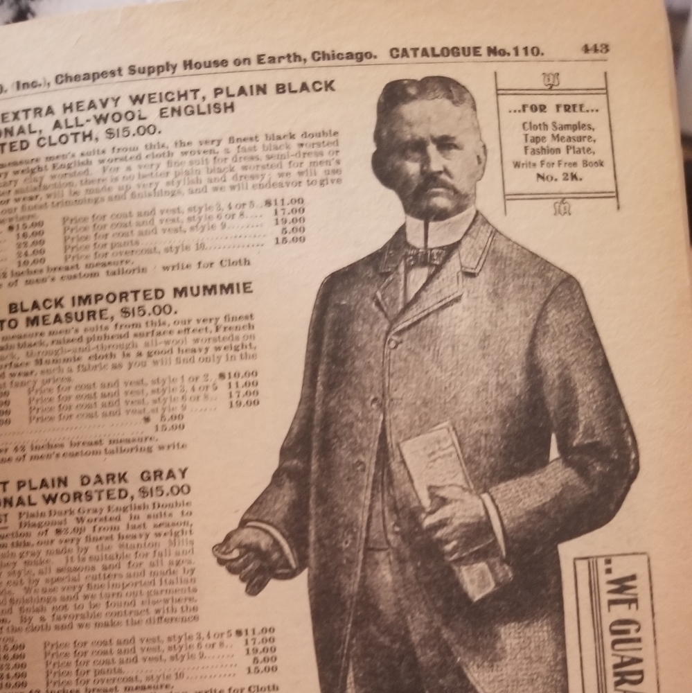 Vintage 1970's reprint of 1900 Sears Catalog - Picture 6 of 7